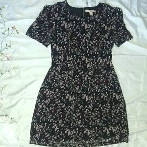 chiffon short sleeved dress